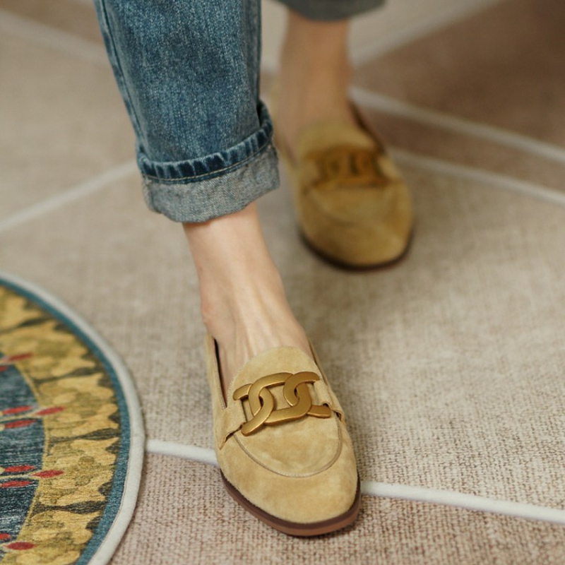 Suede Leather Women Loafers Sp - Women'S Shoes ulasan dan harga