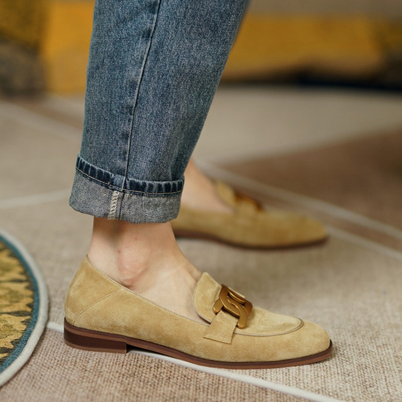 Suede Leather Women Loafers Sp - Women'S Shoes ulasan dan harga