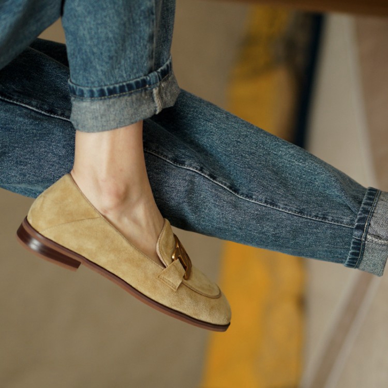 Suede Leather Women Loafers Sp - Women'S Shoes ulasan dan harga