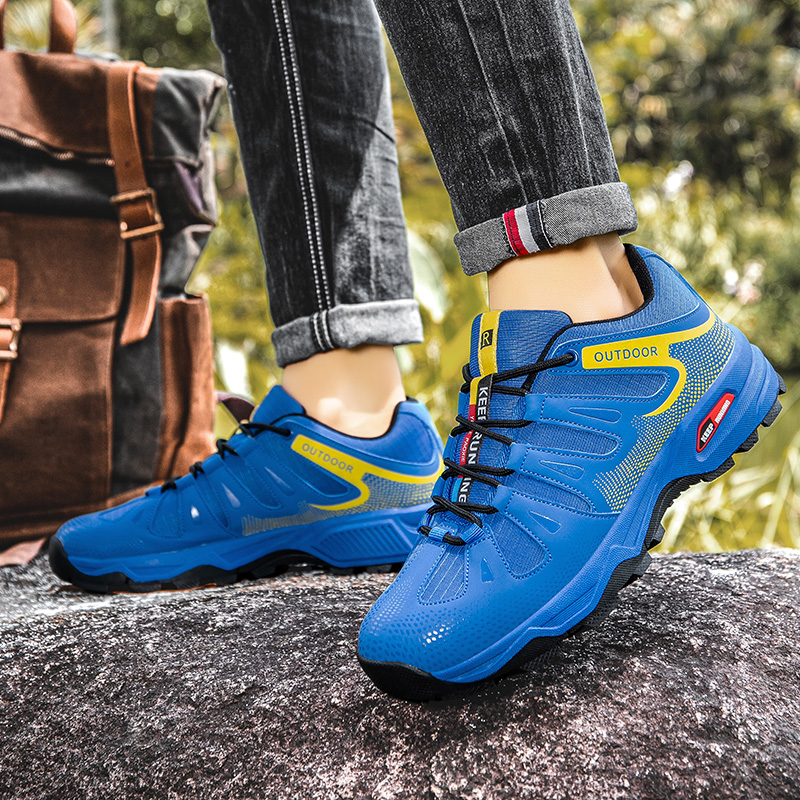Men‘s Hiking Shoes Lace-up Cli - Anti Slip Trail Running Sneakers ulasan dan harga