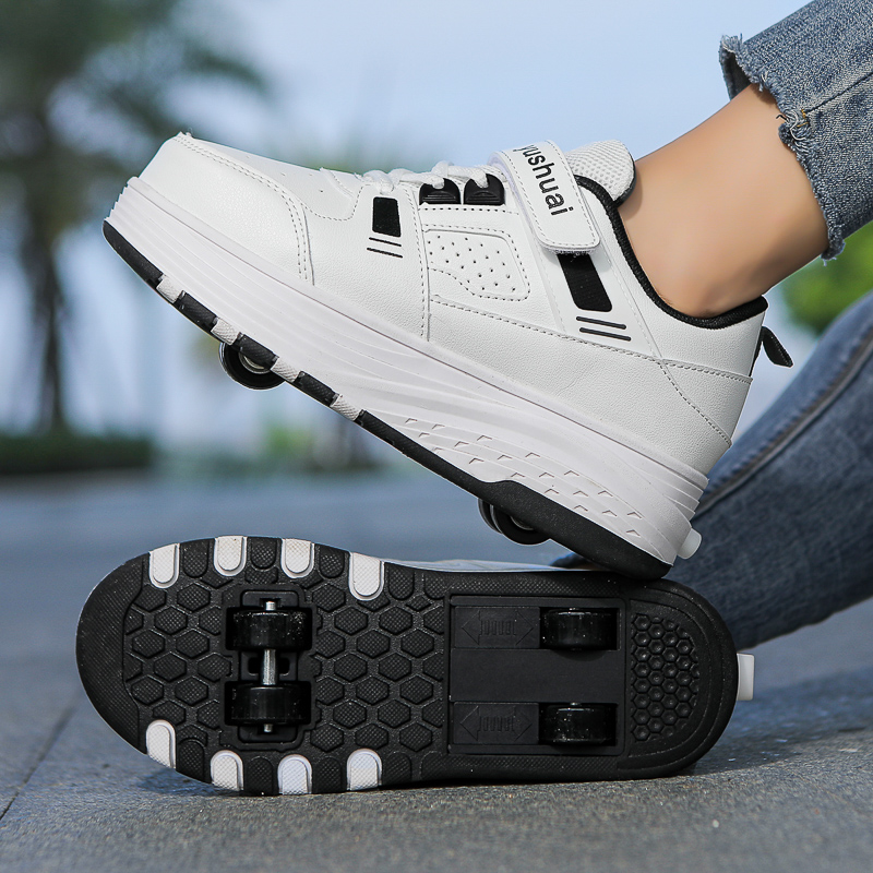 Kids 4‑Wheel Retractable Rolle - Sneakers ulasan dan harga