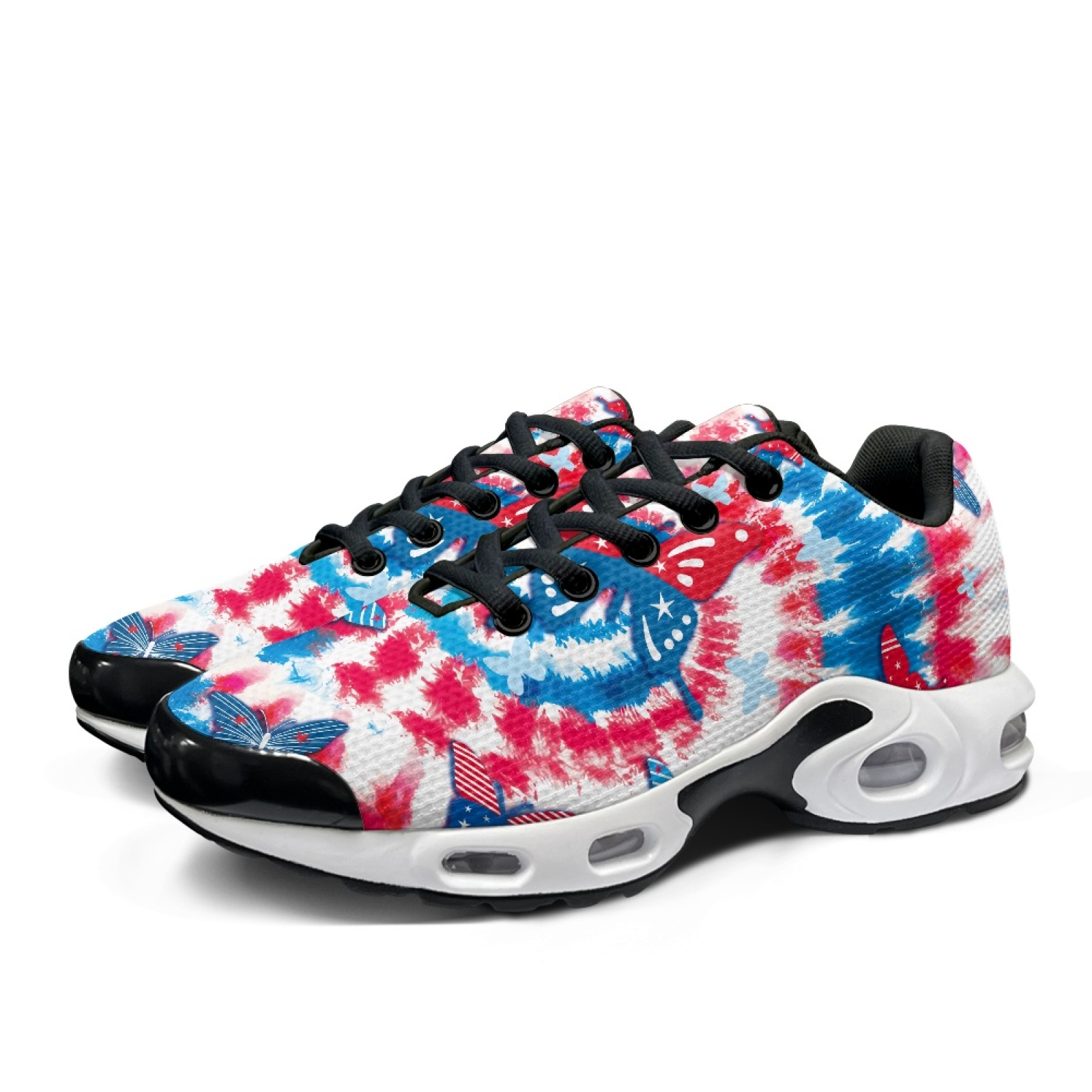 PENSTROLL Butterfly Tie Dye La - Air Cushion Jogger Shoes Men ulasan dan harga